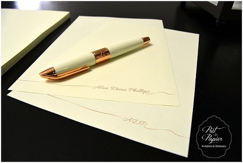 Personalised writing set