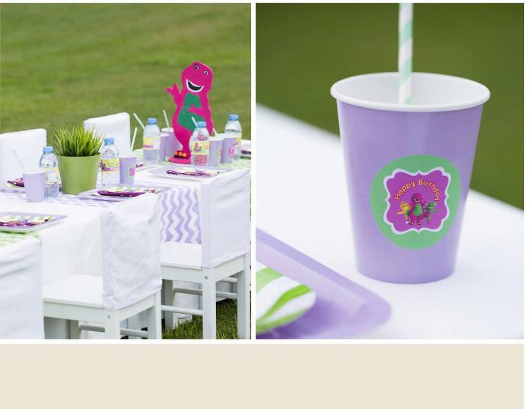 Barney Party Printables