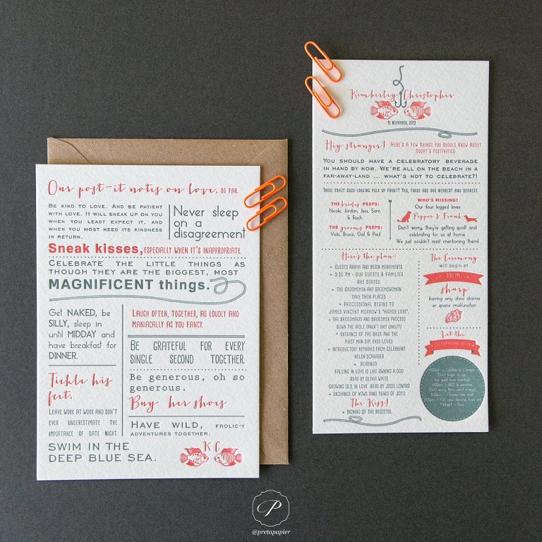 Pret a Papier wedding stationery