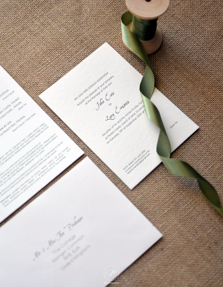 Pret a Papier wedding stationery