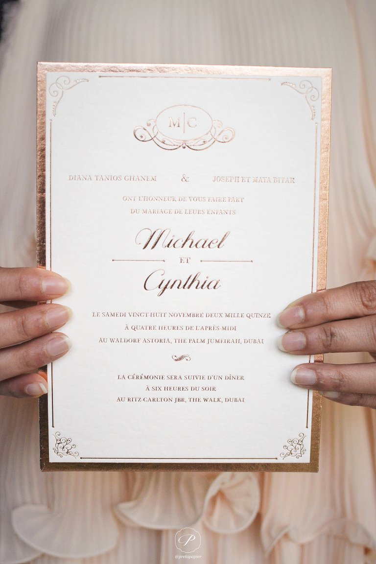 Pret a Papier wedding stationery