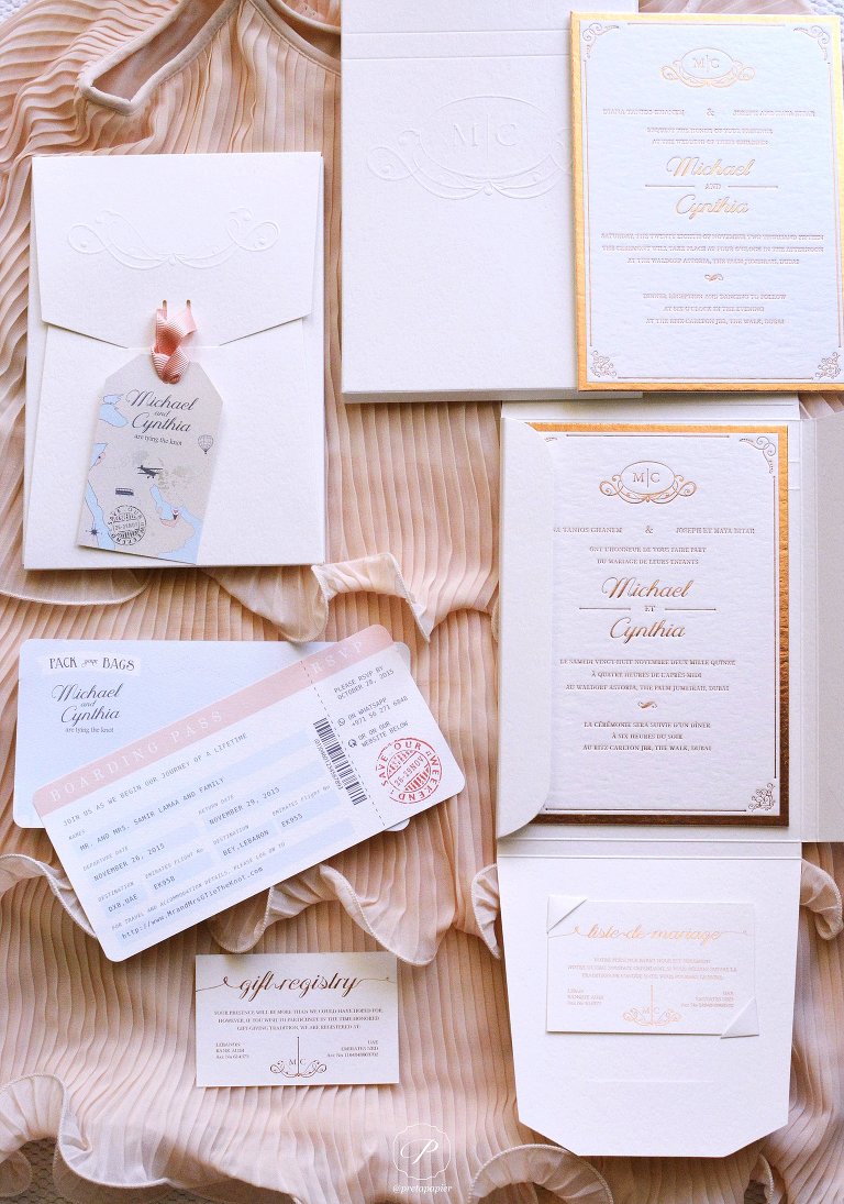 Pret a Papier wedding stationery