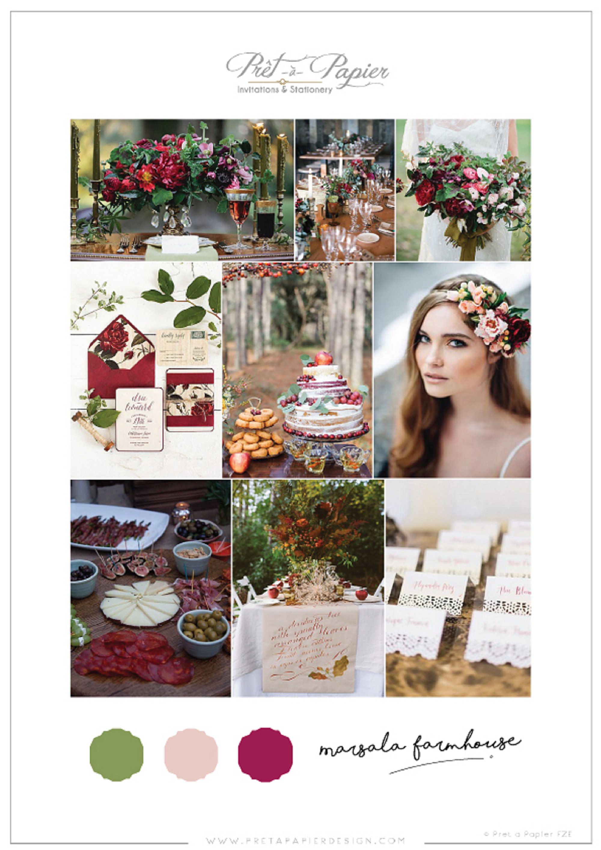 Mood board- Marsala Farmhouse » Pret a Papier design