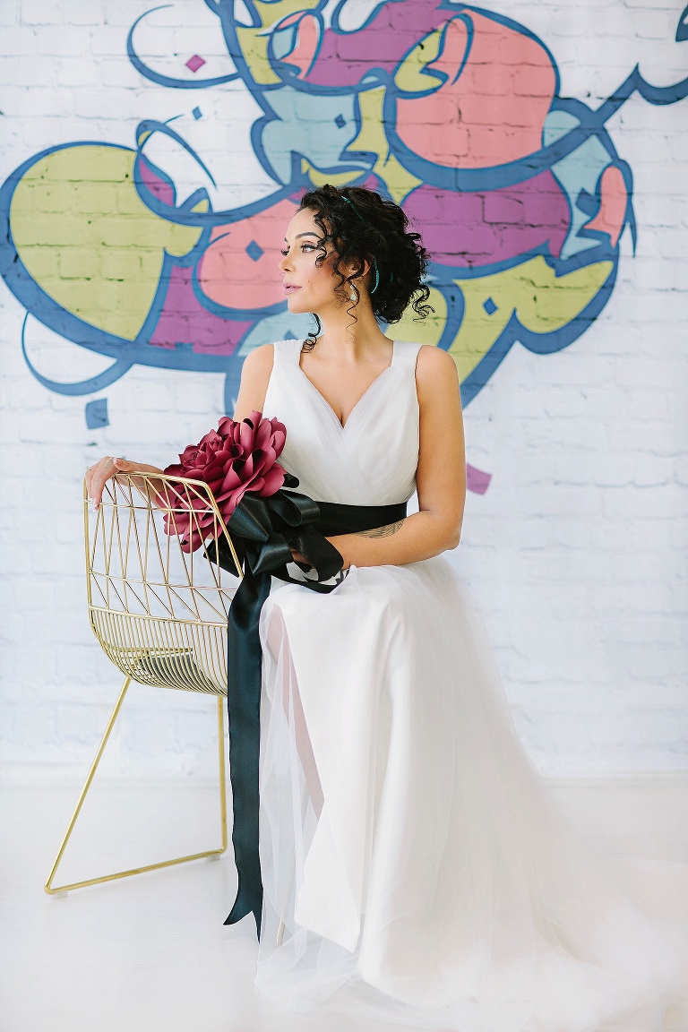 Urban Arabesque wedding dress