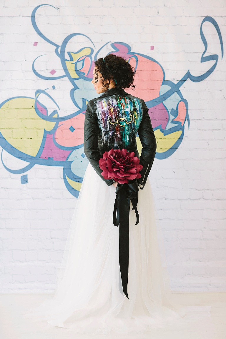 Urban Arabesque wedding dress